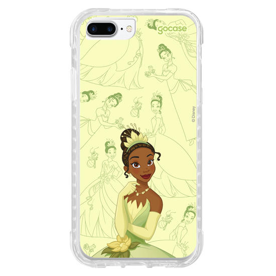 Capinha para celular Disney Princesas - Tiana - Elegant Pattern