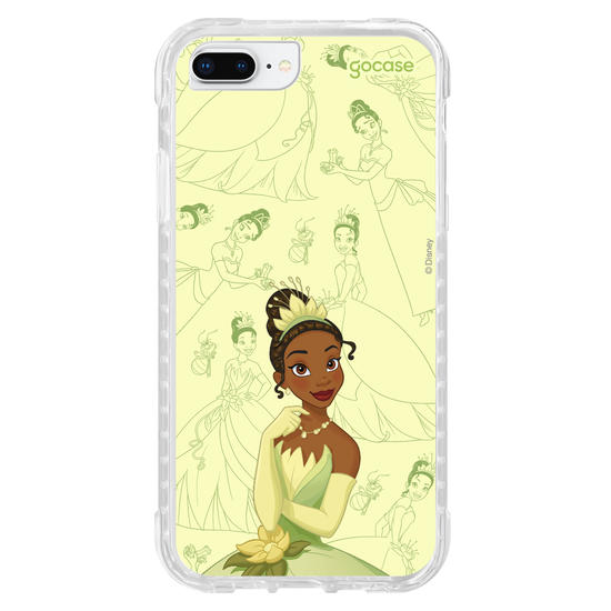 Capinha para celular Disney Princesas - Tiana - Elegant Pattern