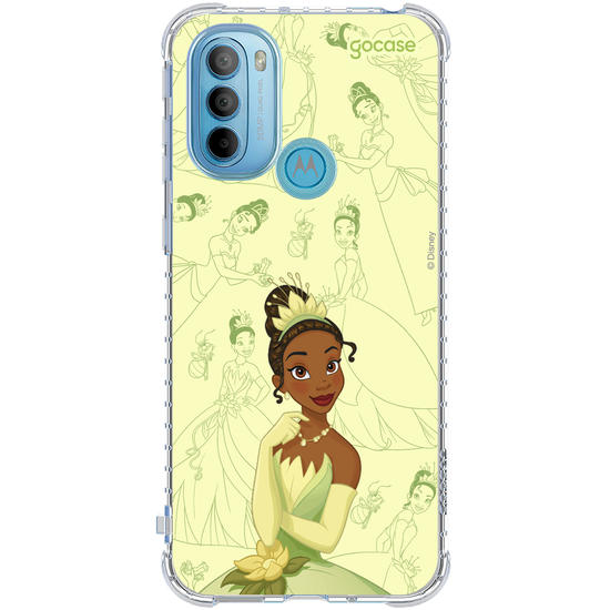 Capinha para celular Disney Princesas - Tiana - Elegant Pattern