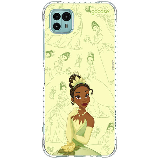 Capinha para celular Disney Princesas - Tiana - Elegant Pattern