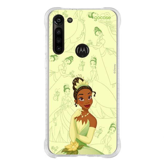 Capinha para celular Disney Princesas - Tiana - Elegant Pattern