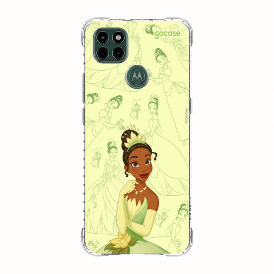 Capinha para celular Disney Princesas - Tiana - Elegant Pattern