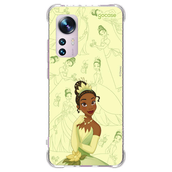 Capinha para celular Disney Princesas - Tiana - Elegant Pattern