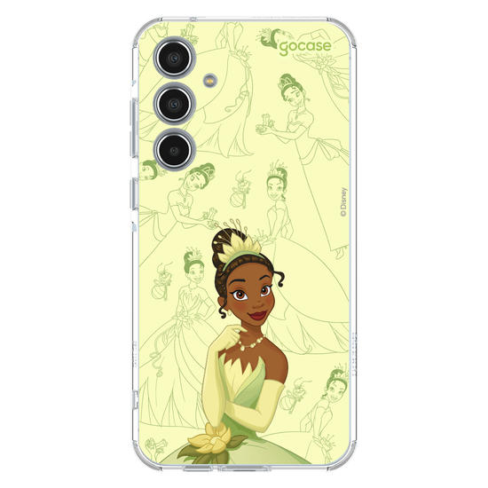 Capinha para celular Disney Princesas - Tiana - Elegant Pattern