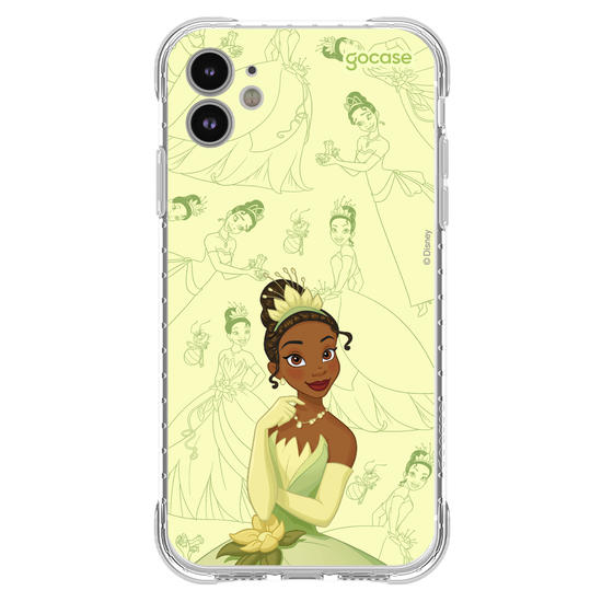 Capinha para celular Disney Princesas - Tiana - Elegant Pattern