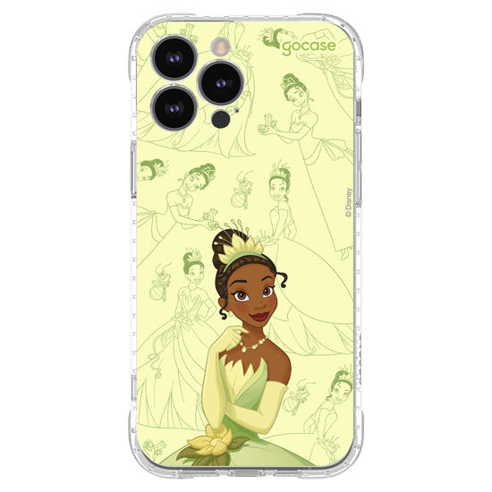 Capinha para celular Disney Princesas - Tiana - Elegant Pattern