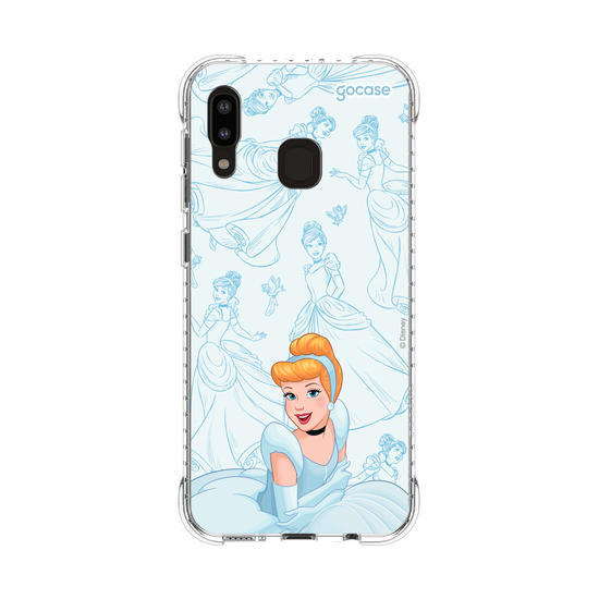 Capinha para celular Disney - Princesas - Cinderela - Elegant Pattern