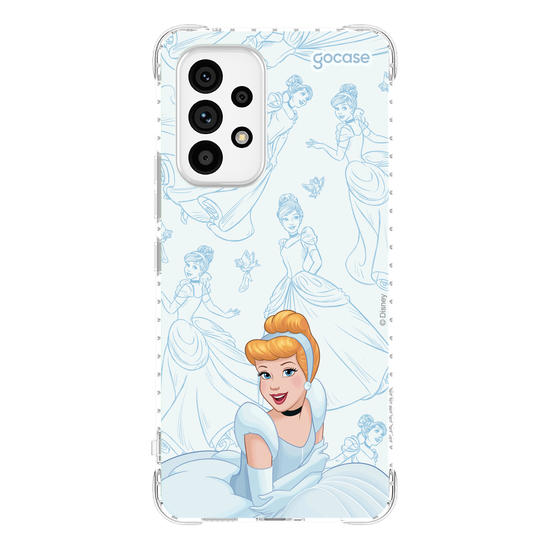 Capinha para celular Disney - Princesas - Cinderela - Elegant Pattern