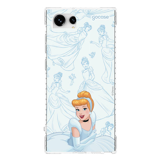 Capinha para celular Disney - Princesas - Cinderela - Elegant Pattern