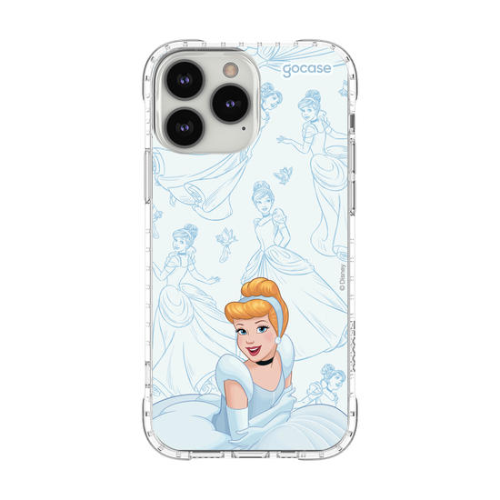 Capinha para celular Disney - Princesas - Cinderela - Elegant Pattern