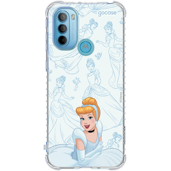 Capinha para celular Disney - Princesas - Cinderela - Elegant Pattern