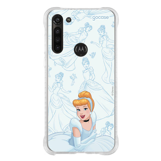 Capinha para celular Disney - Princesas - Cinderela - Elegant Pattern