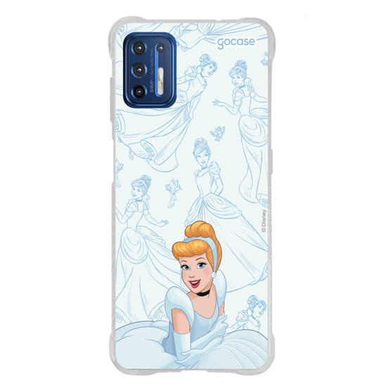 Capinha para celular Disney - Princesas - Cinderela - Elegant Pattern