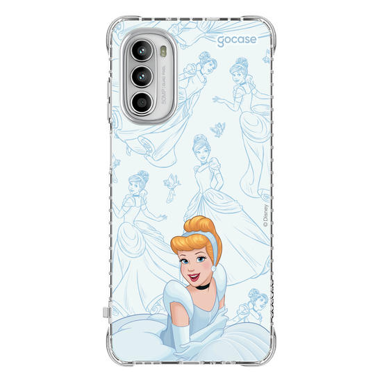 Capinha para celular Disney - Princesas - Cinderela - Elegant Pattern
