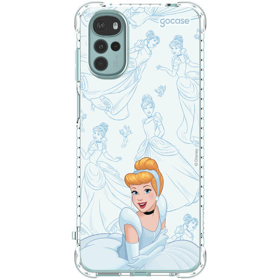Capinha para celular Disney - Princesas - Cinderela - Elegant Pattern