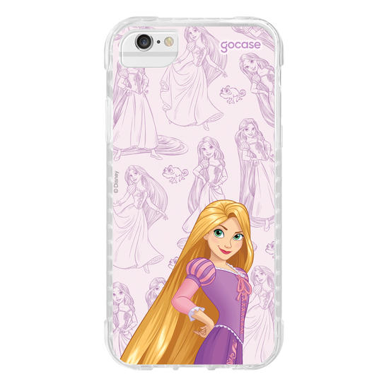 Capinha para celular Disney Princesas - Rapunzel - Elegant Pattern