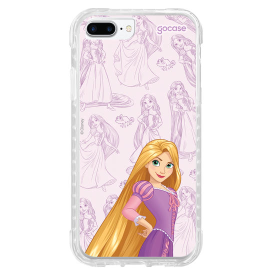 Capinha para celular Disney Princesas - Rapunzel - Elegant Pattern