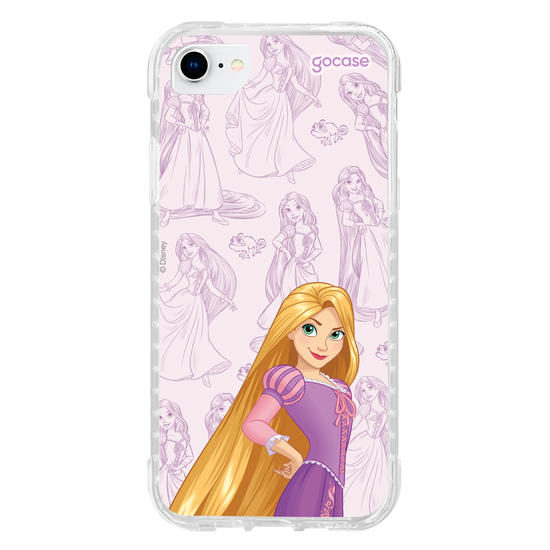 Capinha para celular Disney Princesas - Rapunzel - Elegant Pattern