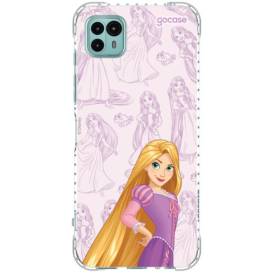 Capinha para celular Disney Princesas - Rapunzel - Elegant Pattern