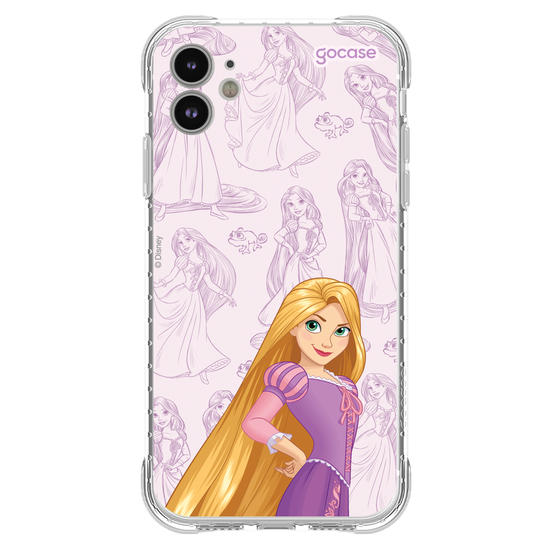 Capinha para celular Disney Princesas - Rapunzel - Elegant Pattern