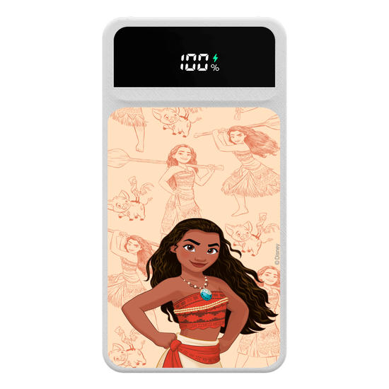 Carregador Portátil Turbo 10000mah - Moana - Elegant Pattern