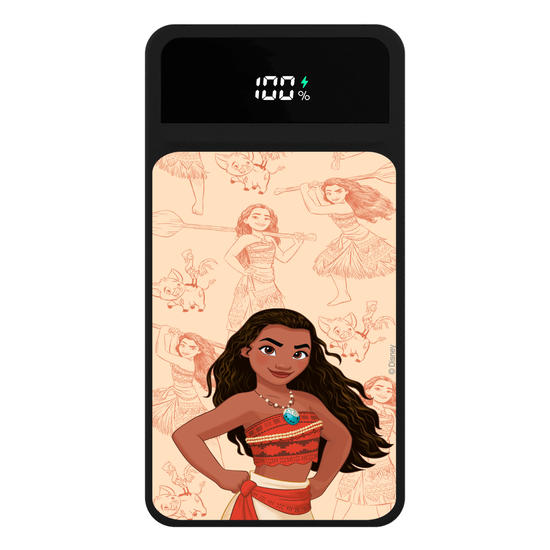 Carregador Portátil Turbo 10000mah Preto - Moana - Elegant Pattern