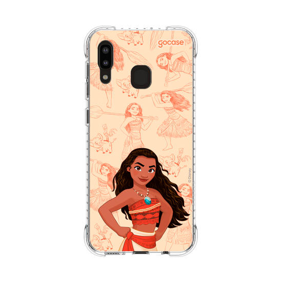 Capinha para celular Disney - Princesas - Moana - Elegant Pattern
