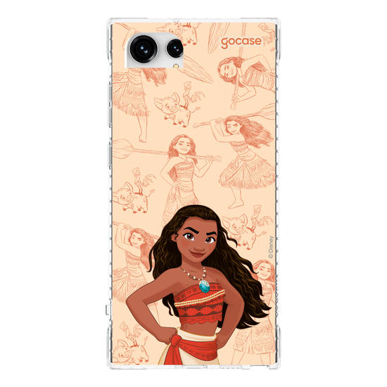 Capinha para celular Disney - Princesas - Moana - Elegant Pattern