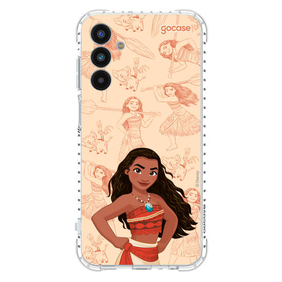 Capinha para celular Disney - Princesas - Moana - Elegant Pattern