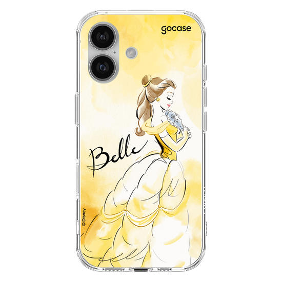 Capinha para celular  Princesas - Bela e Aquarela