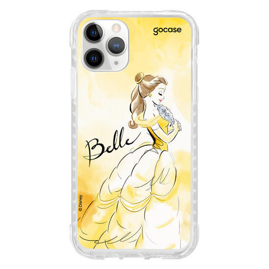 Capinha para celular  Princesas - Bela e Aquarela