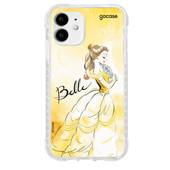 Capinha para celular  Princesas - Bela e Aquarela