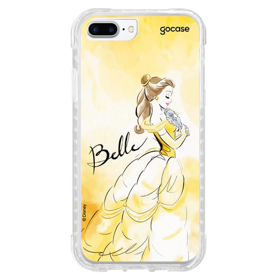 Capinha para celular  Princesas - Bela e Aquarela