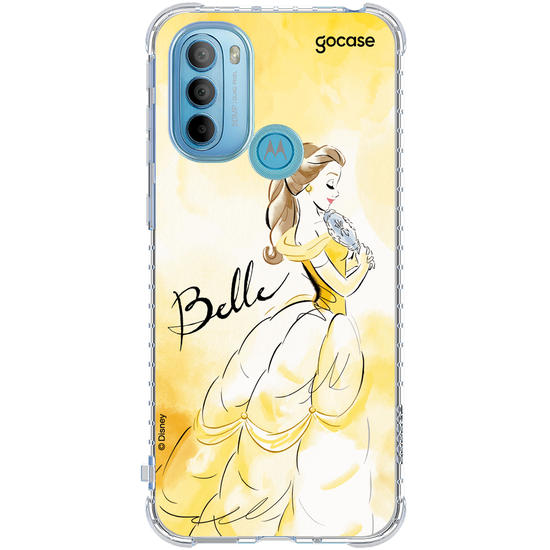 Capinha para celular  Princesas - Bela e Aquarela
