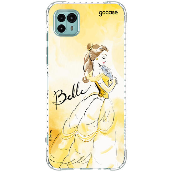 Capinha para celular  Princesas - Bela e Aquarela