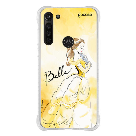 Capinha para celular  Princesas - Bela e Aquarela