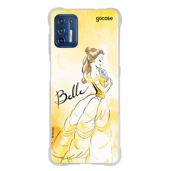 Capinha para celular  Princesas - Bela e Aquarela