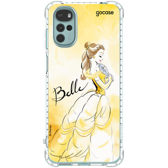Capinha para celular  Princesas - Bela e Aquarela