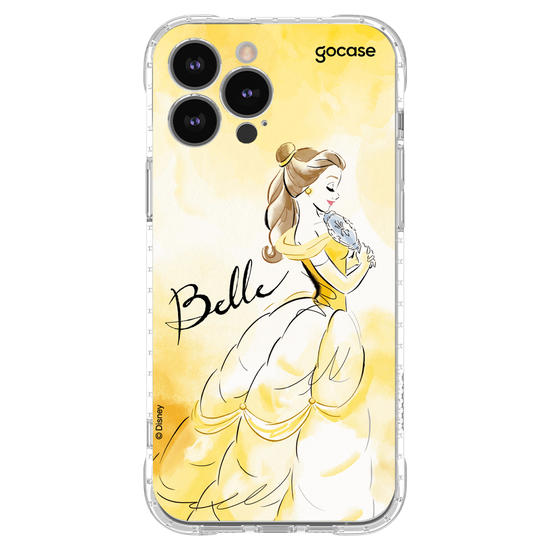Capinha para celular  Princesas - Bela e Aquarela