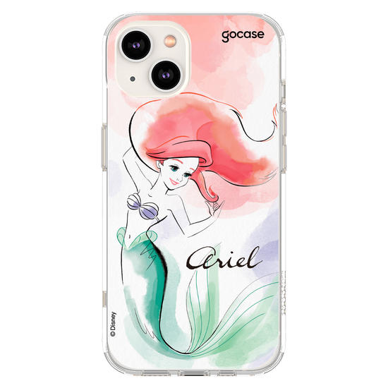 Capinha para celular  Princesas - Ariel e Aquarela