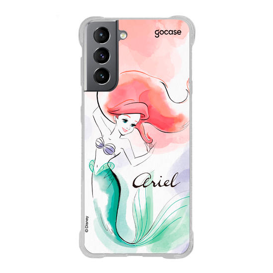 Capinha para celular  Princesas - Ariel e Aquarela