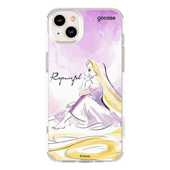 Capinha para celular  Princesas - Rapunzel e Aquarela