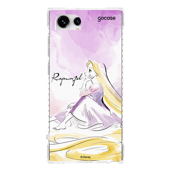 Capinha para celular  Princesas - Rapunzel e Aquarela