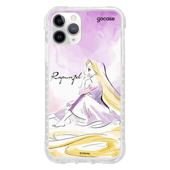 Capinha para celular  Princesas - Rapunzel e Aquarela