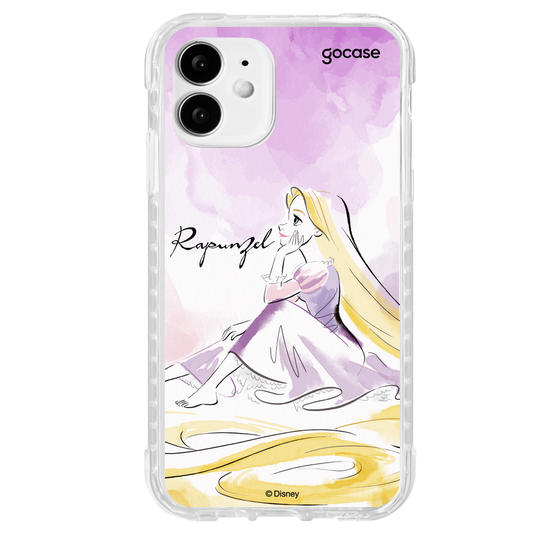 Capinha para celular  Princesas - Rapunzel e Aquarela