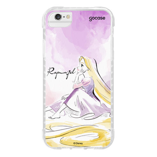 Capinha para celular  Princesas - Rapunzel e Aquarela