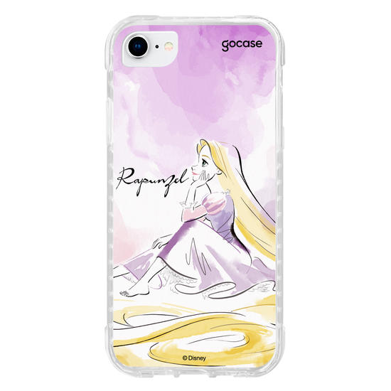 Capinha para celular  Princesas - Rapunzel e Aquarela