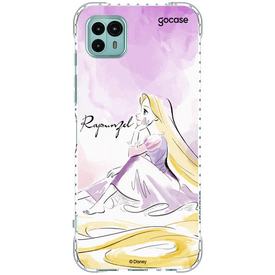 Capinha para celular  Princesas - Rapunzel e Aquarela