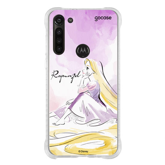 Capinha para celular  Princesas - Rapunzel e Aquarela