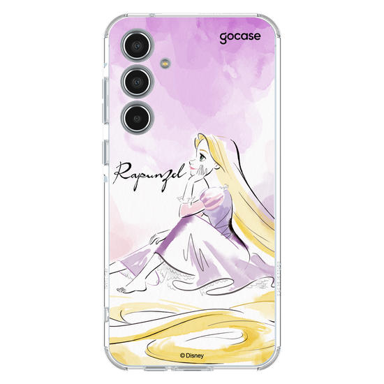 Capinha para celular  Princesas - Rapunzel e Aquarela